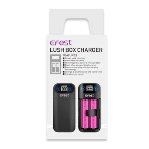 Efest Lush Box - 2 Bat Oplader/Powerbank