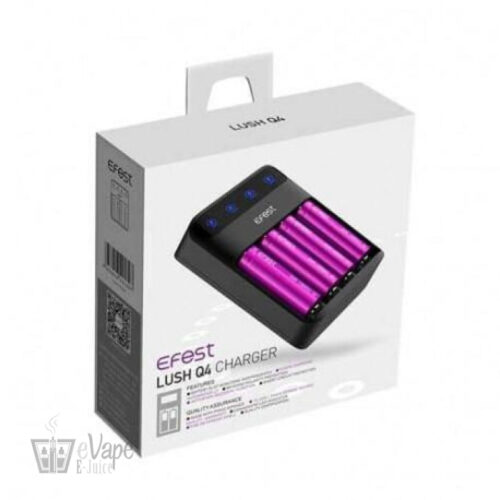 Efest Lush Q4 - 4 Bat Oplader