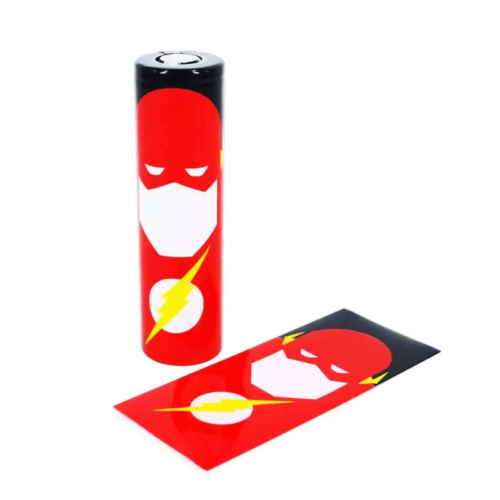 Batteri Wraps - Superhero - 4stk - Flash