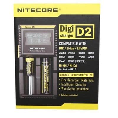 Nitecore D2 LCD 2-Slot Oplader