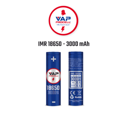 VAP PROCELL 18650 30A 3000mAh